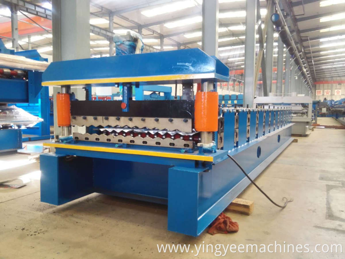 Metal Sheet Rolling Machine,Double Layer Forming Roll Line,Double Deck Production Equipment